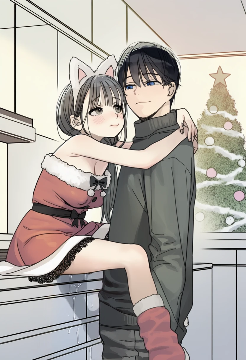 季節の衣装を着る怜奈